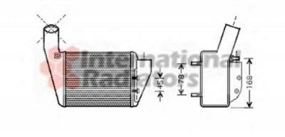 VAN WEZEL 58004222 -  Интеркулер